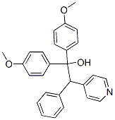 CAS 登录号：56501-74-7， 1,1-二(4-甲氧基苯基)-2-苯基-2-(4-吡啶基)乙醇