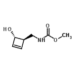 CAS#: 565197-59-3, Methyl {[(1R,4S)-4-Hydroxy-2-Cyclobuten-1-Yl]Methyl}Carbamate