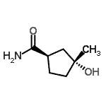 CAS#: 56558-68-0, (1R,3R)-3-Hydroxy-3-Methylcyclopentanecarboxamide