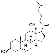 CAS#: 566-46-1, 5-Cholestene-3 beta,12 alpha-Diol