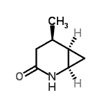 CAS 登录号：566151-87-9， (1R,5R,6R)-5-甲基-2-氮杂双环[4.1.0]庚烷-3-酮