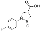 CAS#: 56617-43-7, 1-(4-Fluoro-Phenyl)-5-Oxo-Pyrrolidine-3-Carboxylic Acid