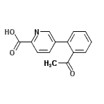 CAS#: 566198-33-2, 5-(2-Acetylphenyl)-2-Pyridinecarboxylic Acid