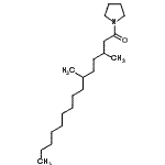CAS#: 56630-62-7, 3,6-Dimethyl-1-(1-Pyrrolidinyl)-1-Pentadecanone