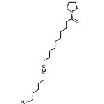 CAS#: 56666-39-8, 1-(1-Pyrrolidinyl)-11-Octadecyn-1-One
