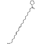 CAS 登录号：56666-44-5， (11E,14E)-1-(1-吡咯烷基)-11,14-二十二烯-1-酮