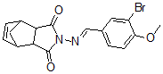 CAS#: 5676-01-7, 2-{[(E)-(3-Bromo-4-methoxyphenyl)methylidene]amino}-3a,4,7,7a-tetrahydro-1H-4,7-methanoisoindole-1,3(2H)-dione
