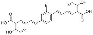 CAS 登录号：56776-28-4， 2,2'-[[1,1'-联苯]-4,4'-二基二-(1E)-2,1-乙烯二基]二-苯磺酸钠盐
