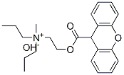 CAS#: 568-84-3, Methyldipropyl[2-[(9H-Xanthen-9-Ylcarbonyl)Oxy]Ethyl]Ammonium Hydroxide