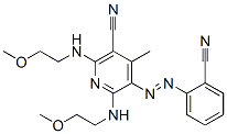 CAS#: 56842-61-6, 5-[(2-Cyanophenyl)Azo]-2,6-Bis[(2-Methoxyethyl)Amino]-4-Methylnicotinonitrile