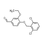 CAS 登录号：568556-77-4， 4-[(2,6-二氯苄基)氧基]-3-乙氧基苯甲醛
