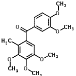 CAS#: 56890-08-5, (3,4-Dimethoxyphenyl)(3,4,5-Trimethoxy-2-Methylphenyl)Methanone
