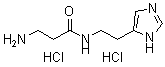 CAS 登录号：56897-53-1， 3-氨基-N-[2-(1H-咪唑-5-基)乙基]-丙酰胺二盐酸盐