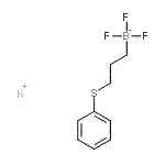 CAS 登录号：569370-69-0， 钾三氟[3-(苯基硫基)丙基]硼酸酯(1-)