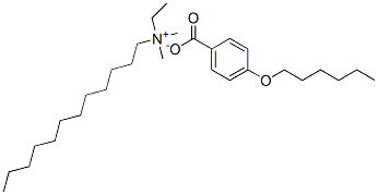CAS#: 56955-78-3, (Dodecyl)Ethyldimethylammonium 4-(Hexyloxy)Benzoate