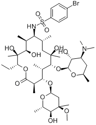 CAS#: 56998-48-2, (9S)-9-[[(4-Bromophenyl)Sulfonyl]Amino]-9-Deoxoerythromycin