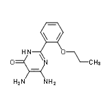 CAS#: 57075-34-0, 5,6-Diamino-2-(2-Propoxyphenyl)-4(1H)-Pyrimidinone