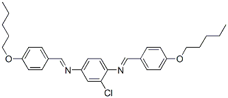 CAS#: 57134-16-4, 2-Chloro-N,N'-Bis[[4-(Pentyloxy)Phenyl]Methylene]-1,4-Benzenediamine