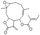 CAS#: 57138-50-8, 2-Methyl-2-Butenoic Acid 1a,2,3,6,6a,7,8,9a,10,10alpha-Decahydro-4,10alpha-Dimethyl-7-Methylene-8-Oxooxireno[8,9]Cyclodeca[1,2-b]Furan-6-Yl Ester