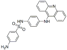 CAS 登录号：57164-91-7， N-[4-[(吖啶-9-基)氨基]苯基]-4-氨基苯磺酰胺
