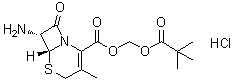 CAS#: 57184-01-7, (Pivaloyloxy)Methyl (6R-trans)-7-Amino-3-Methyl-8-Oxo-5-Thia-1-Azabicyclo[4.2.0]Oct-2-Ene-2-Carboxylate Monohydrochloride