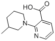 CAS # 571912-85-1, 2-(3-Methyl-1-Piperidinyl)-3-Pyridinecarboxylic acid