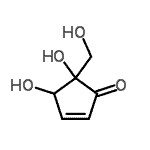 CAS#: 57236-37-0, 4,5-Dihydroxy-5-(Hydroxymethyl)-2-Cyclopenten-1-One