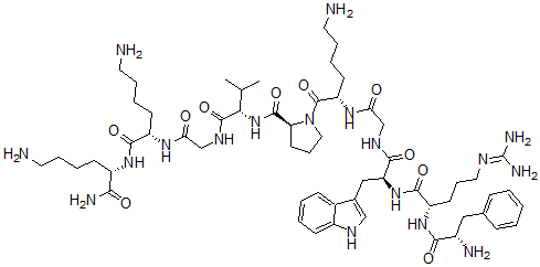 CAS#: 57241-86-8, L-Phenylalanyl-L-arginyl-L-tryptophylglycyl-L-lysyl-L-prolyl-L-valylglycyl-L-lysyl-L-Lysinamide