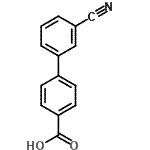 CAS#: 5728-45-0, 3'-Cyano-4-Biphenylcarboxylic Acid