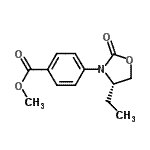 CAS 登录号：572923-13-8， 甲基4-[(4S)-4-乙基-2-氧代-1,3-恶唑烷-3-基]苯甲酸酯
