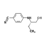 CAS 登录号：572923-29-6， 4-{[(2S)-1-羟基-2-丁炔基]氨基}苯甲腈