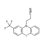 CAS#: 573-14-8, 3-[2-(Trifluoromethyl)-10H-Phenothiazin-10-Yl]Propanenitrile