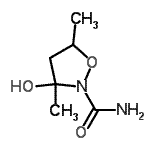 CAS#: 57336-94-4, 3-Hydroxy-3,5-Dimethyl-1,2-Oxazolidine-2-Carboxamide