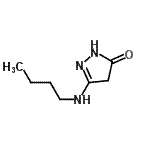 CAS 登录号：57338-44-0， 5-(丁基氨基)-2,4-二氢-3H-吡唑-3-酮