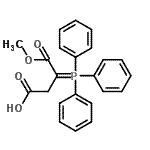 CAS 登录号：57367-54-1， 4-甲氧基-4-氧代-3-(三苯基膦)丁酸