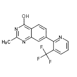 CAS#: 573675-91-9, 2-Methyl-7-[3-(Trifluoromethyl)-2-Pyridinyl]-4(1H)-Quinazolinone