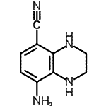 CAS#: 573758-53-9, 8-Amino-1,2,3,4-Tetrahydro-5-Quinoxalinecarbonitrile