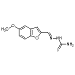 CAS#: 573973-92-9, (2E)-2-[(5-Methoxy-1-Benzofuran-2-Yl)Methylene]Hydrazinecarbothioamide