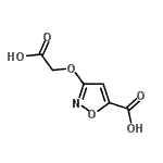 CAS 登录号：574005-34-8， 3-(羧基甲氧基)-1,2-恶唑-5-羧酸