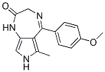 CAS#: 57435-91-3, 3,7-Dihydro-5-(4-Methoxyphenyl)-6-Methylpyrrolo[3,4-e]-1,4-Diazepin-2(1H)-One