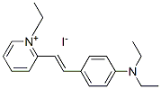 CAS#: 57439-27-7, 2-[2-[4-(Diethylamino)Phenyl]Vinyl]-1-Ethylpyridinium Iodide
