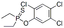 CAS 登录号：5745-14-2， 二乙硫基次磷酸 O-(2,4,5-三氯苯基)酯