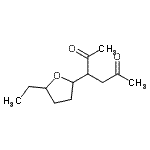 CAS 登录号：575114-94-2， 3-(5-乙基四氢-2-呋喃基)-2,5-己烷二酮