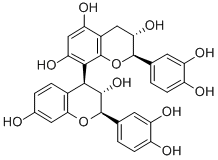 CAS#: 57526-59-7, (2R,2'R,3S,3'S,4S)-2,2'-Bis(3,4-Dihydroxyphenyl)-3,3',4,4'-Tetrahydro-[4,8'-Bi-2H-1-Benzopyran]-3,3',5',7,7'-Pentol