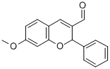 CAS 登录号：57543-51-8， 7-甲氧基-2-苯基-2H-1-苯并吡喃-3-甲醛