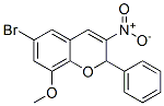 CAS#: 57543-90-5, 6-Bromo-8-Methoxy-3-Nitro-2-Phenyl-2H-1-Benzopyran