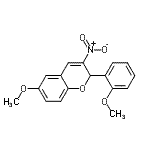 CAS#: 57543-98-3, 6-Methoxy-2-(2-Methoxyphenyl)-3-Nitro-2H-Chromene