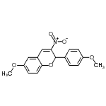 CAS#: 57544-06-6, 6-Methoxy-2-(4-Methoxyphenyl)-3-Nitro-2H-Chromene