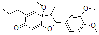 CAS#: 57625-35-1, 2-(3,4-Dimethoxyphenyl)-3alpha-Methoxy-3-Methyl-5-Propyl-2,3-Dihydro-1-Benzofuran-6-One