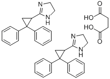 CAS#: 57625-97-5, 2-(2,2-Diphenylcyclopropyl)-4,5-Dihydro-1H-Imidazole Succinate (2:1)
